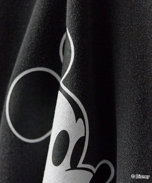 GOOD ROCK SPEED(グッドロックスピード)の「GOOD ROCK SPEED/グッドロックスピード/ MickeyMouse / Disney / ダメ―ジクルーネックTシャツ 2026年 夏 夏服(Tシャツ/カットソー・メンズ・ホワイト/ブラック・S/M/L)」の9枚目の写真