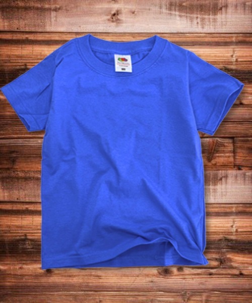 FRUIT OF THE LOOM(フルーツオブザルーム)の「フルーツ・オブ・ザ・ルーム 無地 半袖 Tシャツ キッズ(Tシャツ/カットソー・キッズ・ホワイト/グリーン/ロイヤルブルー/ブラック/杢グレー/ピンク/レッド/パープル/ブルー系その他/イエロー/オレンジ/ネイビー・100/120/150/90/110/130/140)」の8枚目の写真