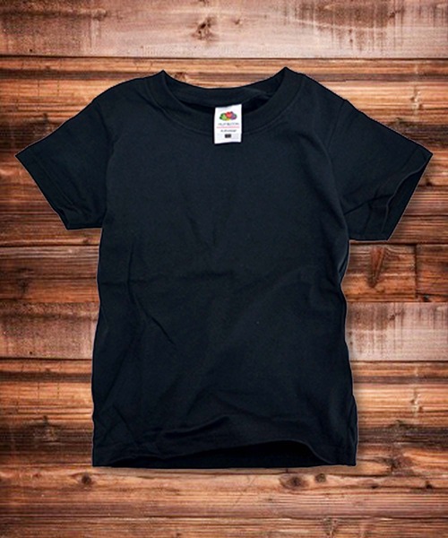 FRUIT OF THE LOOM(フルーツオブザルーム)の「フルーツ・オブ・ザ・ルーム 無地 半袖 Tシャツ キッズ(Tシャツ/カットソー・キッズ・ホワイト/グリーン/ロイヤルブルー/ブラック/杢グレー/ピンク/レッド/パープル/ブルー系その他/イエロー/オレンジ/ネイビー・100/120/150/90/110/130/140)」の3枚目の写真
