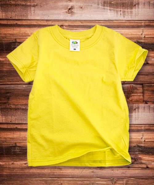 FRUIT OF THE LOOM(フルーツオブザルーム)の「フルーツ・オブ・ザ・ルーム 無地 半袖 Tシャツ キッズ(Tシャツ/カットソー・キッズ・ホワイト/グリーン/ロイヤルブルー/ブラック/杢グレー/ピンク/レッド/パープル/ブルー系その他/イエロー/オレンジ/ネイビー・100/120/150/90/110/130/140)」の10枚目の写真