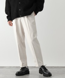RAGEBLUE | Center crease/twill tuck tapered slacks / センタープレス/SORONA(R)ツイルタックテーパードスラックス(スラックス)