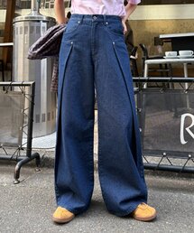 CIAOPANIC TYPY | 【UNISEX】タックデザインワイドデニム(デニムパンツ)