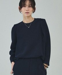 qualite | ライトダブルクロスナローブラウス/オケージョン/セレモニー/フォーマル/オフィスカジュアル/入卒/カセット服(シャツ/ブラウス)