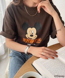 Disney | ミッキープリントTシャツ(Tシャツ/カットソー)