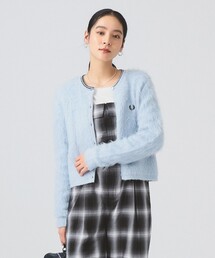 FRED PERRY | 【別注】FRED PERRY / Fluffy Crewneck Knit Cardigan(カーディガン/ボレロ)