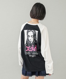 X-girl | X-girl FACE POSTER B/B BIG TEE(Tシャツ/カットソー)