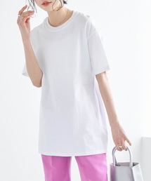 【FRUIT OF THE LOOM】レディース フルーツオブザルーム オーバーサイズ クルーネック 半袖 Tシャツ