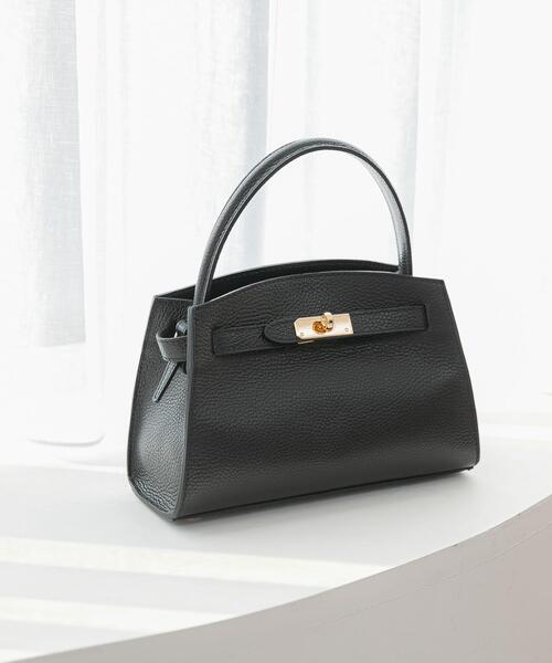 AULENTTI(オウレンティ)の「AULENTTI キーベルト付きミニハンドBAG(ハンドバッグ・レディース・ブラック/ミント・-)」の2枚目の写真