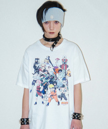 F-LAGSTUF-F フラグスタフ / "ALL" S/S TEE NARUTO ナルトコラボレーショングラフィックプリントビッグシルエットTシャツ / FS1696