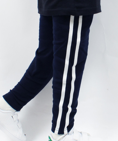 THE CASUAL(カジュアル)の「ダブルラインスキニーパンツ キッズ(その他パンツ・キッズ・ブラック/ベージュ/ネイビー/オフホワイト/カーキ/ピンク/杢グレー/ヘザーチャコール・110/120/130/140/150/160)」の8枚目の写真