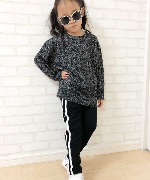 THE CASUAL(カジュアル)の「ダブルラインスキニーパンツ キッズ(その他パンツ・キッズ・ブラック/ベージュ/ネイビー/オフホワイト/カーキ/ピンク/杢グレー/ヘザーチャコール・110/120/130/140/150/160)」の15枚目の写真