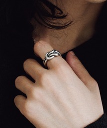 WYM LIDNM | TWIST RING / FLUX EDGE RING / KNOT RING(リング)