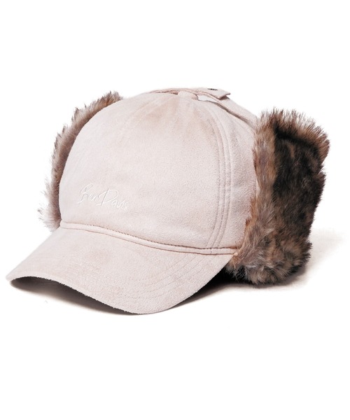 BEN DAVIS(ベンデイビス)の「《BEN DAVIS》FLIGHT CAP(キャップ・レディース・ブラック/ライトベージュ・FREE)」の1枚目の写真