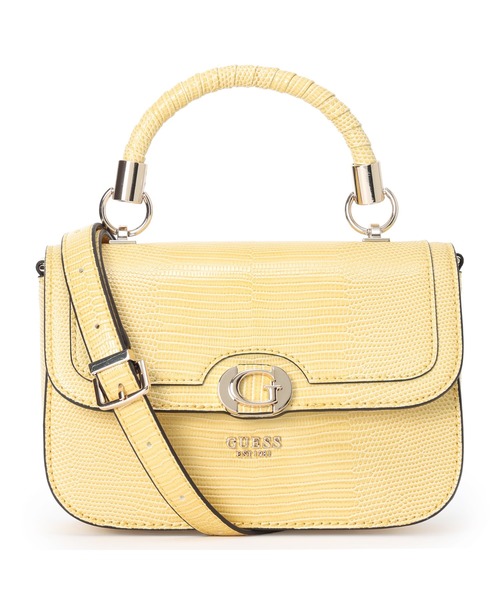 Guess(ゲス)の「ORLINA Top Handle Flap ショルダーバッグ(ショルダーバッグ・レディース・ブラック/ライトベージュ/ライトイエロー/ラベンダー・ONE SIZE)」の4枚目の写真