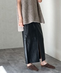 Per sist ence | フェイクレザーストレートスカート(スカート)