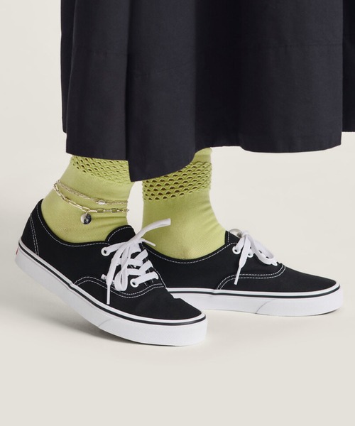 VANS(バンズ)の「オーセンティック / U AUTHENTIC VN000EE3(スニーカー・メンズ・ネイビー/ブラック×ホワイト/レッド/ホワイト/ブラック×ブラック/オフホワイト・4/4.5/5/5.5/6/6.5/7/7.5/8/8.5/9/9.5/10/10.5/11/11.5/12)」の3枚目の写真