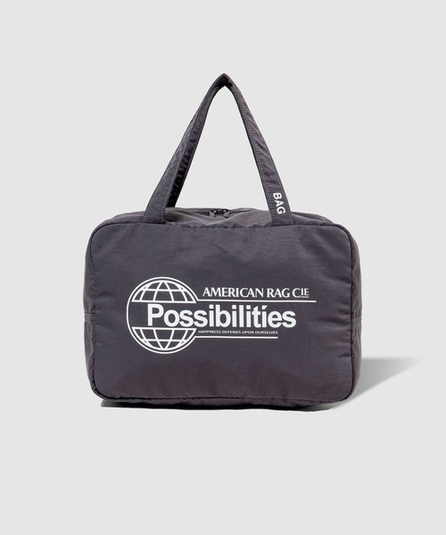 AMERICAN RAG CIE(アメリカンラグシー)の「【AMERICAN RAG CIE】GLOBE MINI BOSTON BAG(ボストンバッグ・レディース・グレー・FREE)」の1枚目の写真