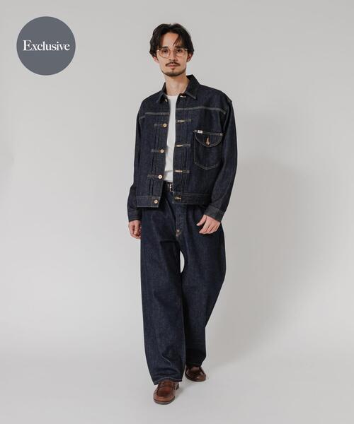 Lee(リー)の「『別注』Lee101×URBAN RESEARCH COWBOY JACKET(デニムジャケット・メンズ・ライトインディゴブルー/ワンウォッシュ/ノンウォッシュ・MEDIUM/X-LARGE/LARGE)」の2枚目の写真