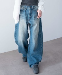 WEGO | WEGO/【26年春夏新作】ワイドカーブデニムパンツ(デニムパンツ)