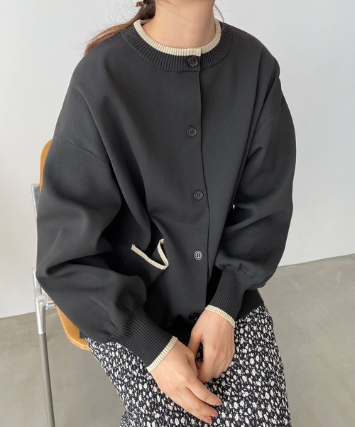 スポンディッシュクルーカーディガン  185899の17枚目の写真