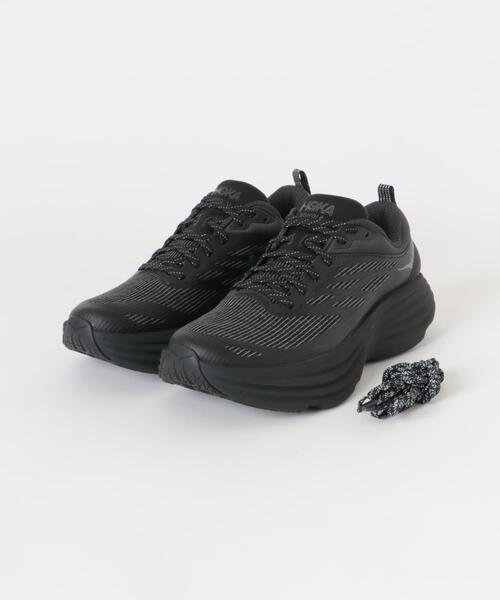 HOKA(ホカ)の「HOKA ONE ONE Bondi 8 TS Caged(スニーカー・メンズ・ブラック/ブラック系その他・28/26/27/26.5/29/27.5/28.5/30)」の3枚目の写真