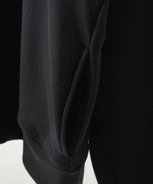 Alfred Alex(アルフレッドアレックス)の「【Alfred Alex】Rubber Logo Zip Hoodie/ラバーロゴ フルジップパーカー(パーカー・メンズ・ブラック/チャコール/ナチュラル/グレー/ライトグレー/パープル系/ブラウン系/ボルドー/グレイッシュブルー/スミクロ/キャメル・M/L/S/XL)」の22枚目の写真