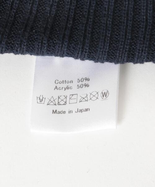 URBAN RESEARCH(アーバンリサーチ)の「Wide Dad Dad BONBON KNIT CAP(ニットキャップ/ビーニー・メンズ・ネイビー・FREE)」の2枚目の写真