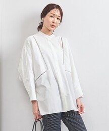UNITED ARROWS | エンブロイダリー コンビ ドルマンブラウス(シャツ/ブラウス)