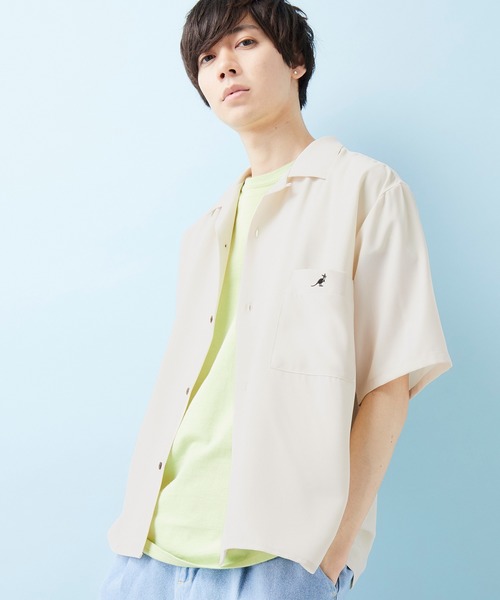 ▽WEB限定 KANGOL/カンゴール 別注 リラックスオープンカラーシャツ(1/2スリーブ)の11枚目の写真