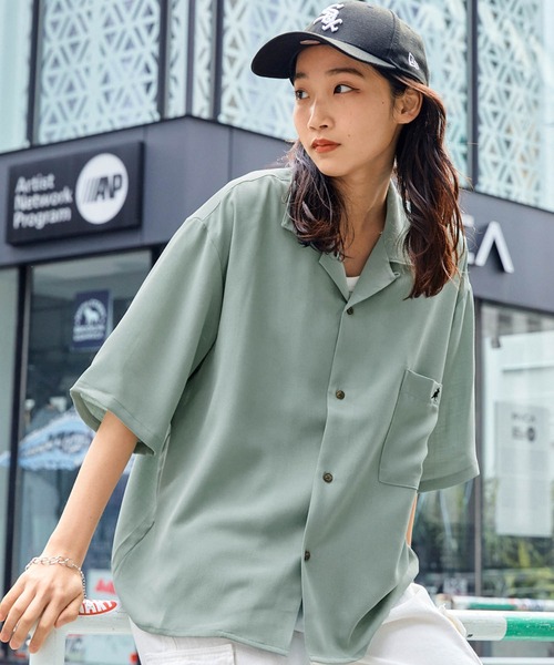 ▽WEB限定 KANGOL/カンゴール 別注 リラックスオープンカラーシャツ(1/2スリーブ)の18枚目の写真
