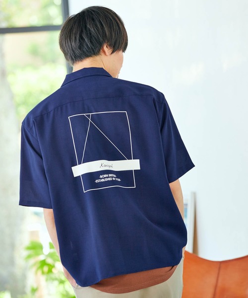 ▽WEB限定 KANGOL/カンゴール 別注 リラックスオープンカラーシャツ(1/2スリーブ)の22枚目の写真