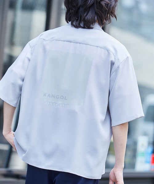 ▽WEB限定 KANGOL/カンゴール 別注 リラックスオープンカラーシャツ(1/2スリーブ)の8枚目の写真