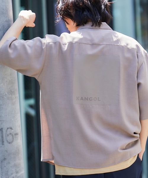 ▽WEB限定 KANGOL/カンゴール 別注 リラックスオープンカラーシャツ(1/2スリーブ)の15枚目の写真