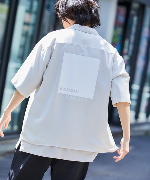▽WEB限定 KANGOL/カンゴール 別注 リラックスオープンカラーシャツ(1/2スリーブ)の16枚目の写真