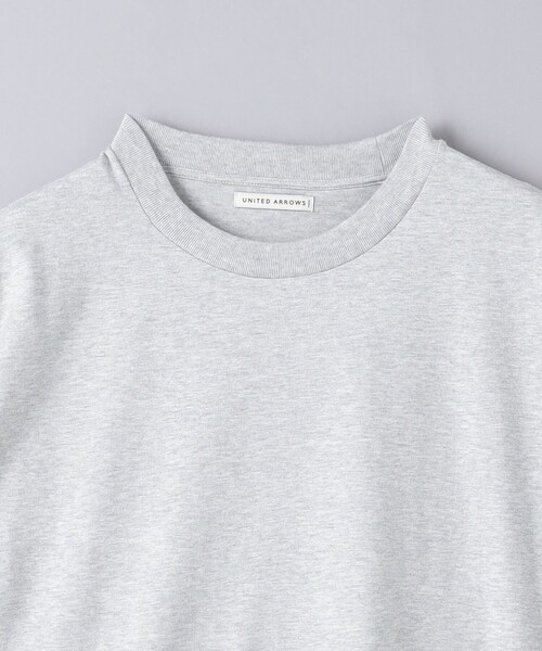 UNITED ARROWS(ユナイテッドアローズ)の「SARROWS/サローズ オーガニックコットン クルーネック Tシャツ(Tシャツ/カットソー・メンズ・ホワイト/ブラック/グレー/コバルトブルー・S/M/XL/L)」の8枚目の写真