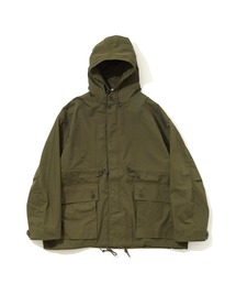 ARMY TWILL | ARMY TWILL　コットン/ポリエステル プレーン フーデッドコート AM-2314006(ミリタリージャケット)