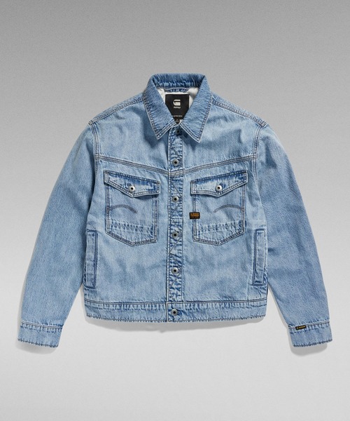 G-STAR(ジースター)の「DAKOTA JACKET/クラシックディテールデニムジャケット(デニムジャケット・メンズ・インディゴブルー・LARGE/MEDIUM/SMALL)」の4枚目の写真