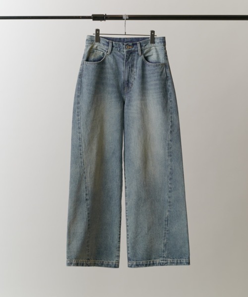 Lui's(ルイス)の「ワイドフィットデニムパンツ(デニムパンツ・メンズ・ブラック系その他2/インディゴブルー/ブラウン・30/34/32)」の17枚目の写真
