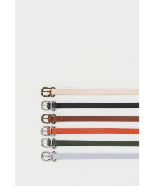 Hender Scheme(エンダースキーマ)の「tail belt(ベルト・メンズ・ブラック/ブラウン/オレンジ/グリーン/ラベンダー/ナチュラル・FREE)」の7枚目の写真