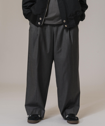 EDIFICE | LA BOUCLE(ラブークル) Loro Piana Fabric ワイドパンツ(スラックス)