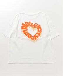 3Dハートロゴ発泡BIGTシャツ