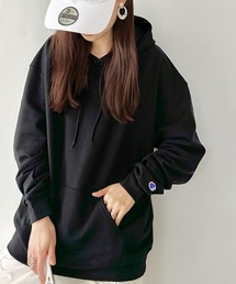 Champion | 【Champion Authentic Hoodie】チャンピオン スウェット パーカー スーパー オーバーサイズ 展開多数 コットン 裏起毛 無地 フーディー 9.0オンス(パーカー)