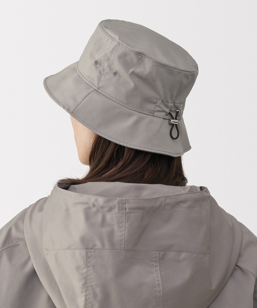 MUJI Labo(ムジラボ)の「〔MUJI Labo〕撥水バケットハット(ハット・メンズ・グレー系/ブラック・FREE)」の8枚目の写真