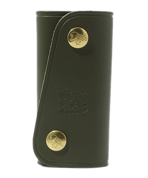 IL BISONTE(イルビゾンテ)の「IL BISONTE / ORIGINAL LEATHER / キーケース(キーケース/キーアクセサリー・レディース・ライトブラウン/ナチュラル/オレンジ/グリーン/レンガ/ネイビー/グレー/オリーブ/カーキ/レッド/ダークブラウン/ブラック/ホワイト・FREE)」の9枚目の写真