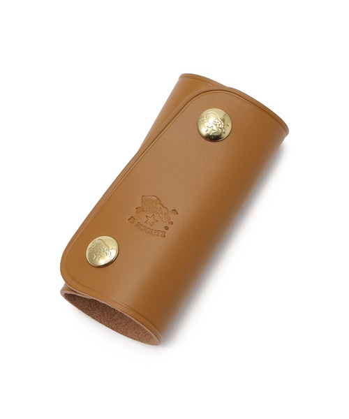 IL BISONTE(イルビゾンテ)の「IL BISONTE / ORIGINAL LEATHER / キーケース(キーケース/キーアクセサリー・レディース・ライトブラウン/ナチュラル/オレンジ/グリーン/レンガ/ネイビー/グレー/オリーブ/カーキ/レッド/ダークブラウン/ブラック/ホワイト・FREE)」の8枚目の写真