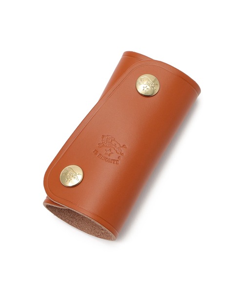 IL BISONTE(イルビゾンテ)の「IL BISONTE / ORIGINAL LEATHER / キーケース(キーケース/キーアクセサリー・レディース・ライトブラウン/ナチュラル/オレンジ/グリーン/レンガ/ネイビー/グレー/オリーブ/カーキ/レッド/ダークブラウン/ブラック/ホワイト・FREE)」の6枚目の写真