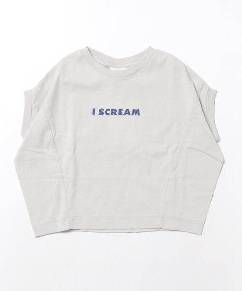 天竺 テントスリーブ I SCREAM Tシャツの3枚目の写真