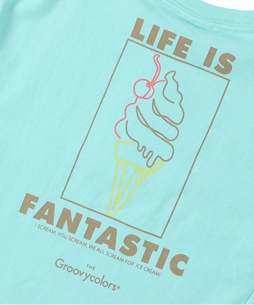 天竺 テントスリーブ I SCREAM Tシャツの12枚目の写真