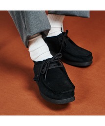 Clarks | WallabeeEVO WP / ワラビーエヴォウォータープルーフ (ブラックスエード) (モカシン/デッキシューズ)