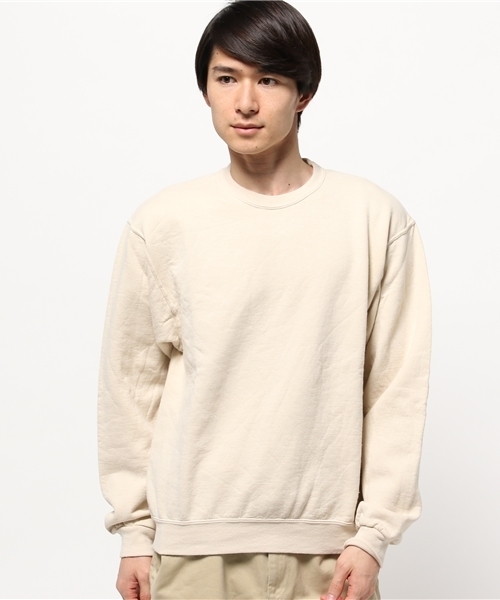 JERZEES(ジャージーズ)の「【JERZEES/ジャージーズ】 CREW SWEAT/クルースウェツト(スウェット・メンズ・ネイビー/イエロー/オレンジ/オフホワイト/ターコイズブルー/グレー・MEDIUM/SMALL)」の2枚目の写真